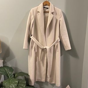 Kisa Cream Trench Coat